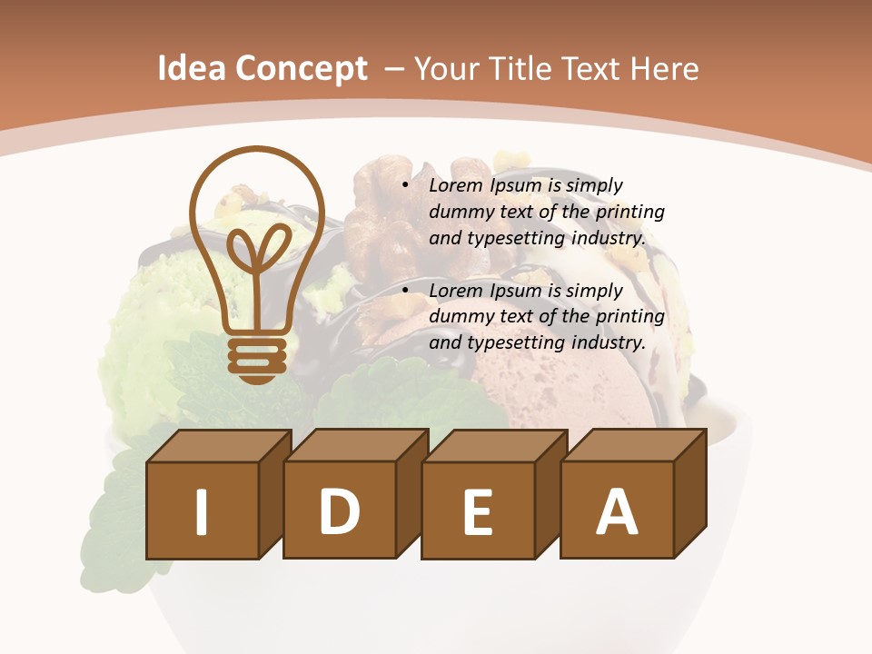 Border Glacue Freshness PowerPoint Template