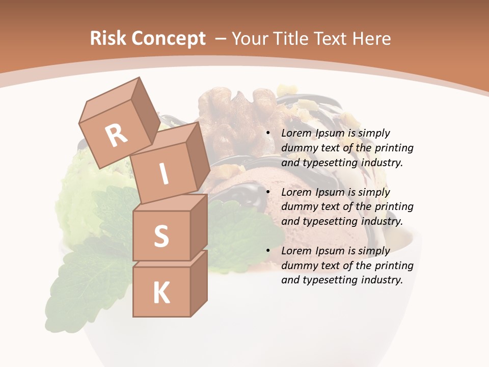 Border Glacue Freshness PowerPoint Template