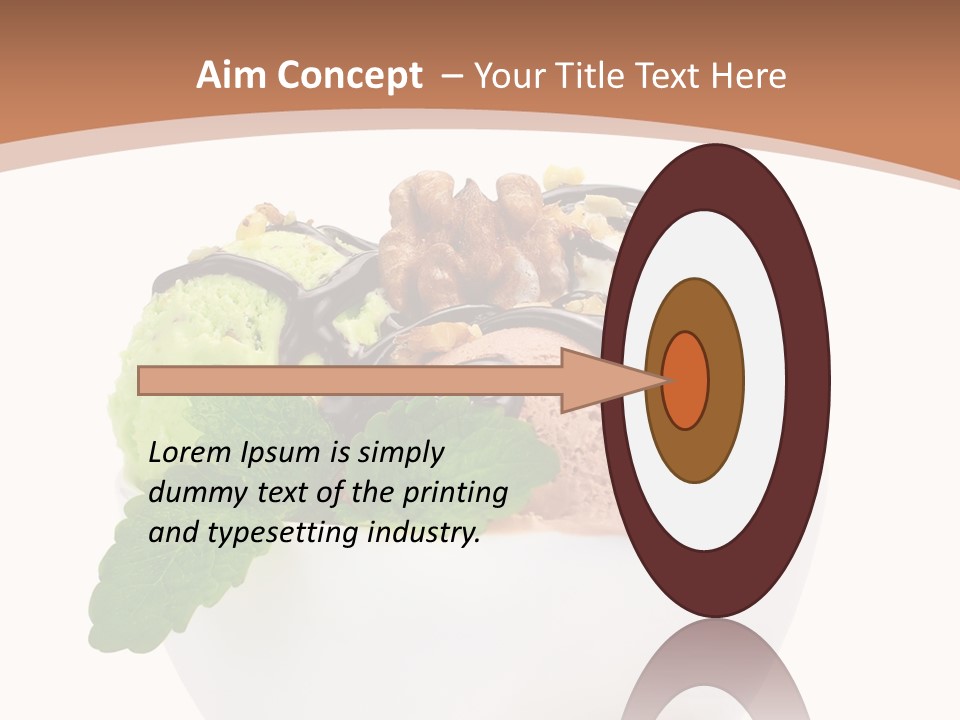 Border Glacue Freshness PowerPoint Template