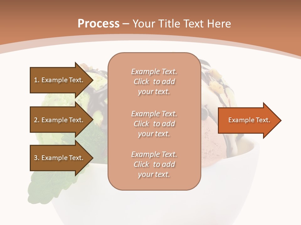 Border Glacue Freshness PowerPoint Template