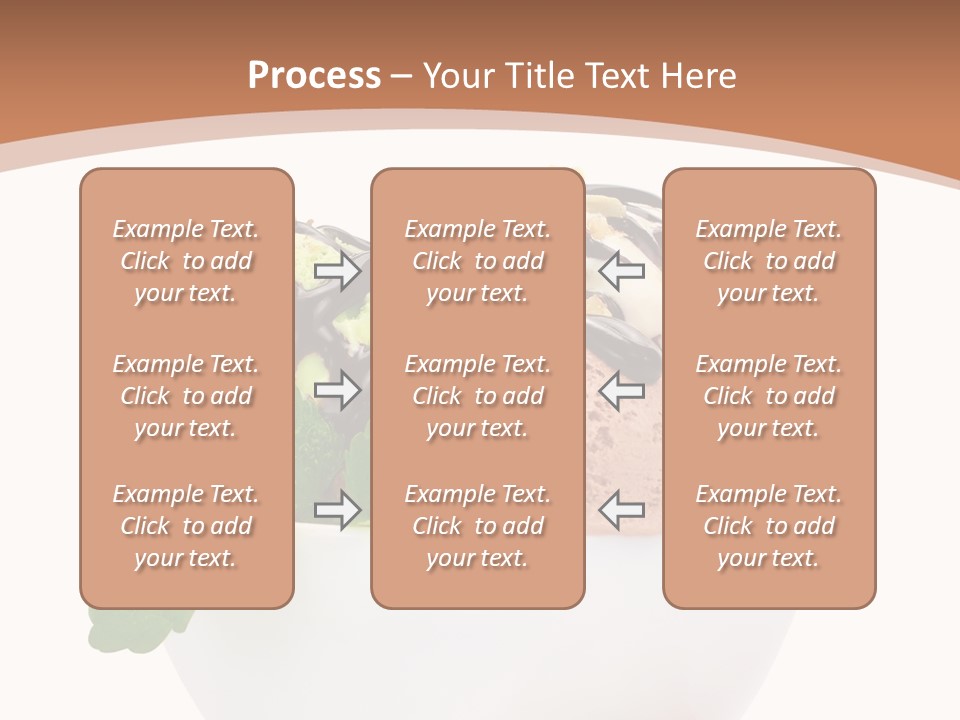 Border Glacue Freshness PowerPoint Template