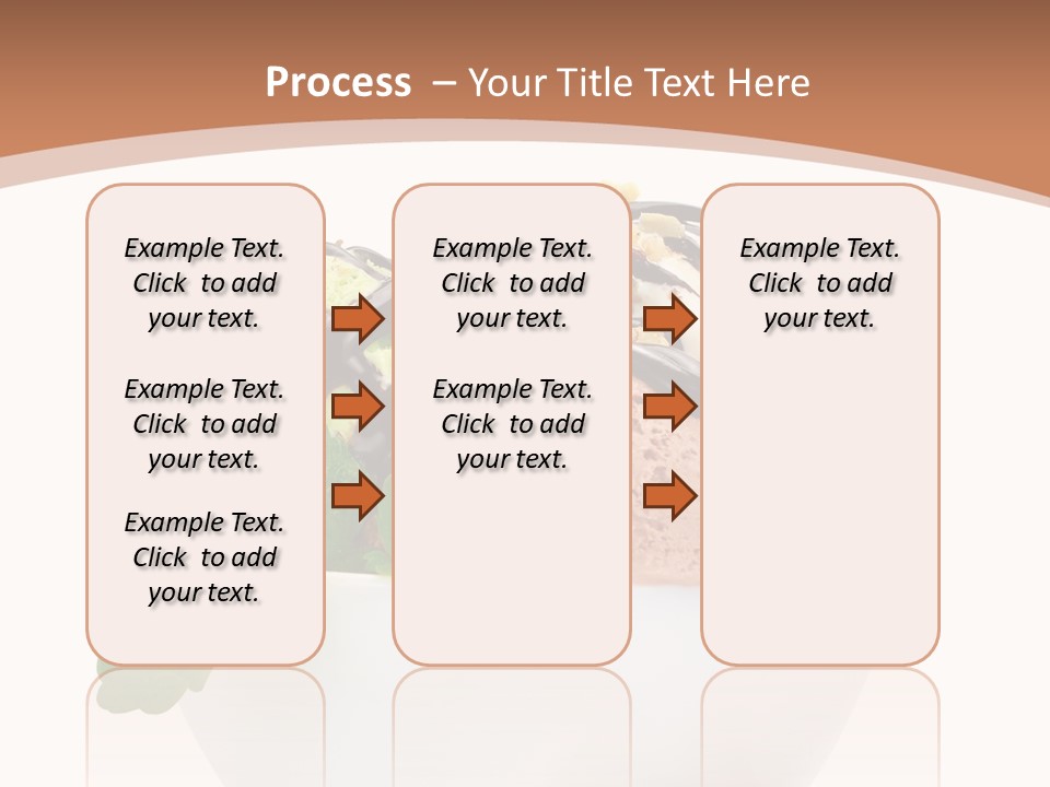 Border Glacue Freshness PowerPoint Template