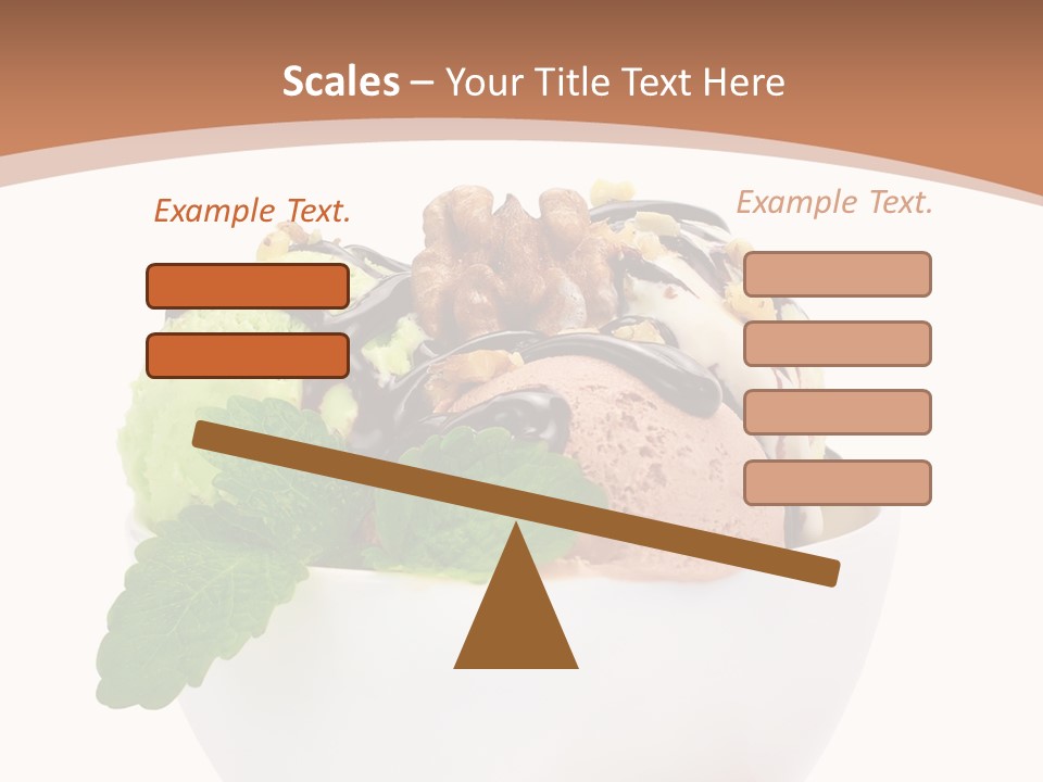 Border Glacue Freshness PowerPoint Template
