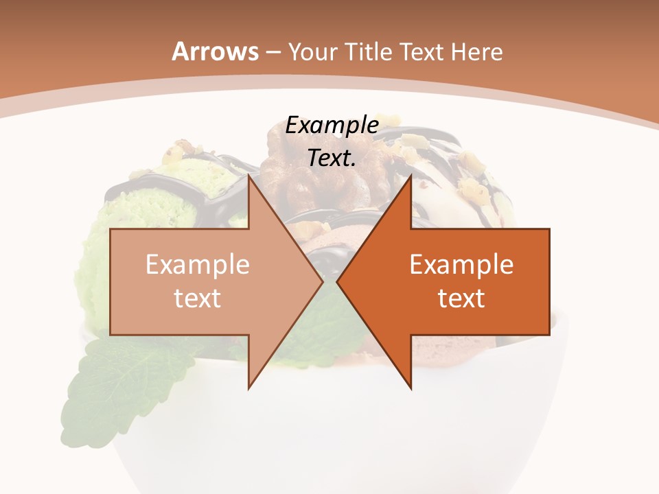 Border Glacue Freshness PowerPoint Template