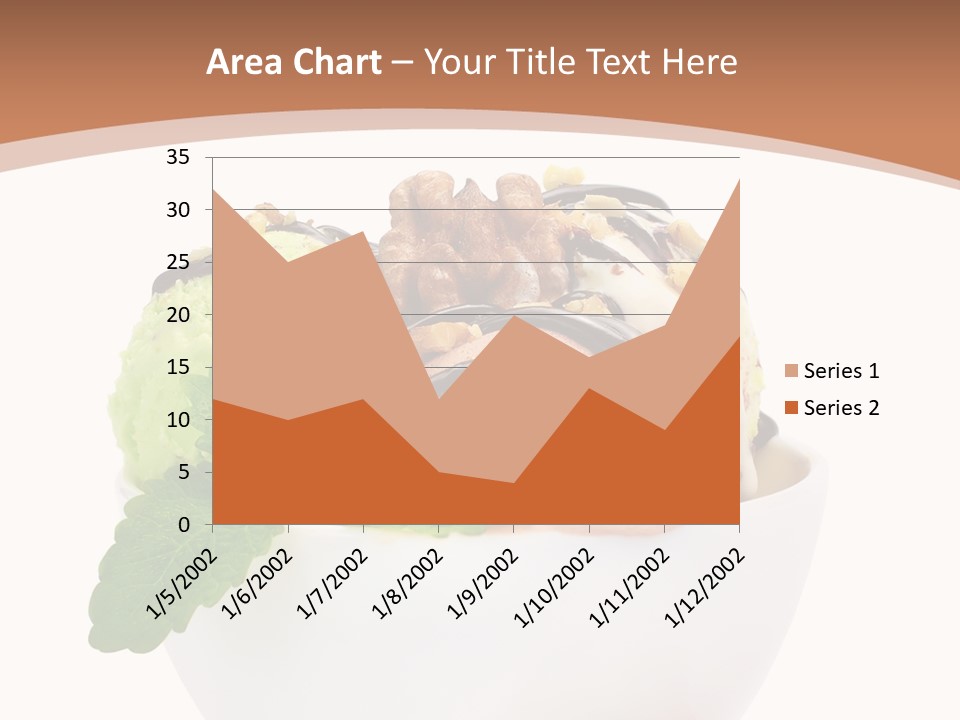 Border Glacue Freshness PowerPoint Template