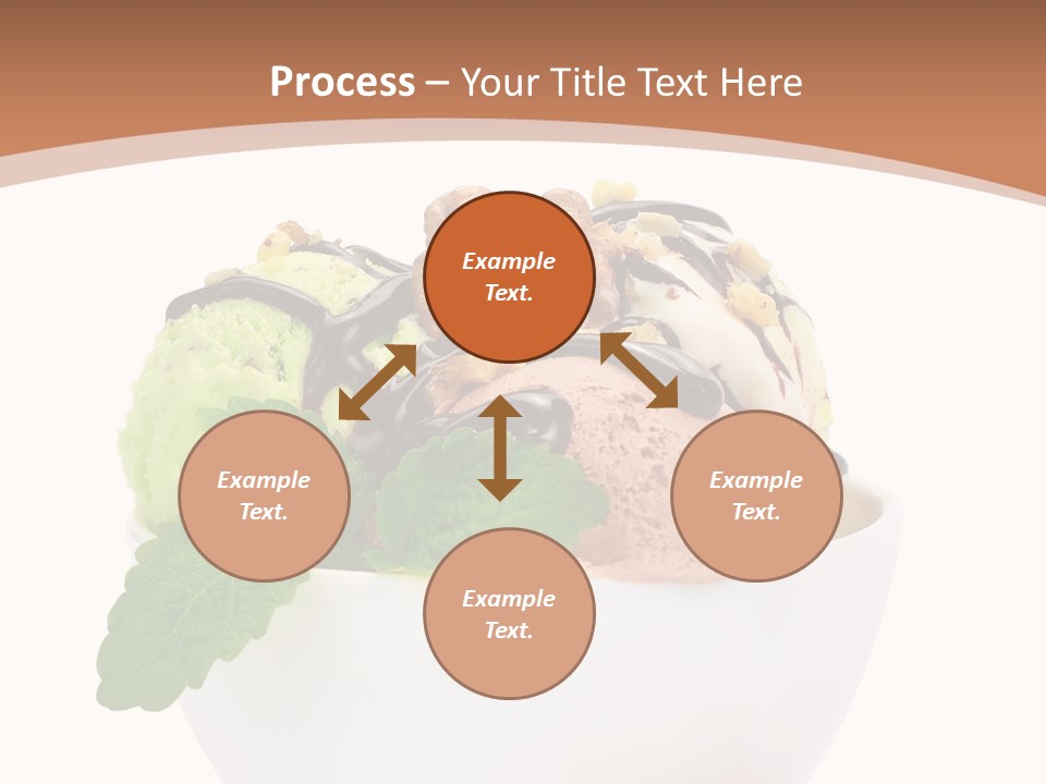 Border Glacue Freshness PowerPoint Template
