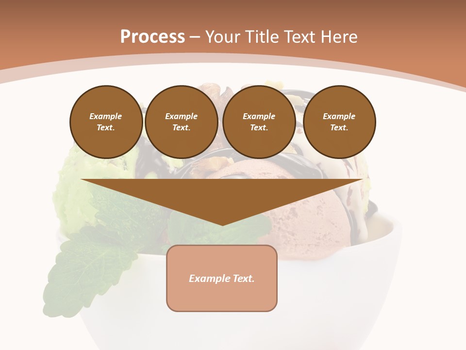 Border Glacue Freshness PowerPoint Template