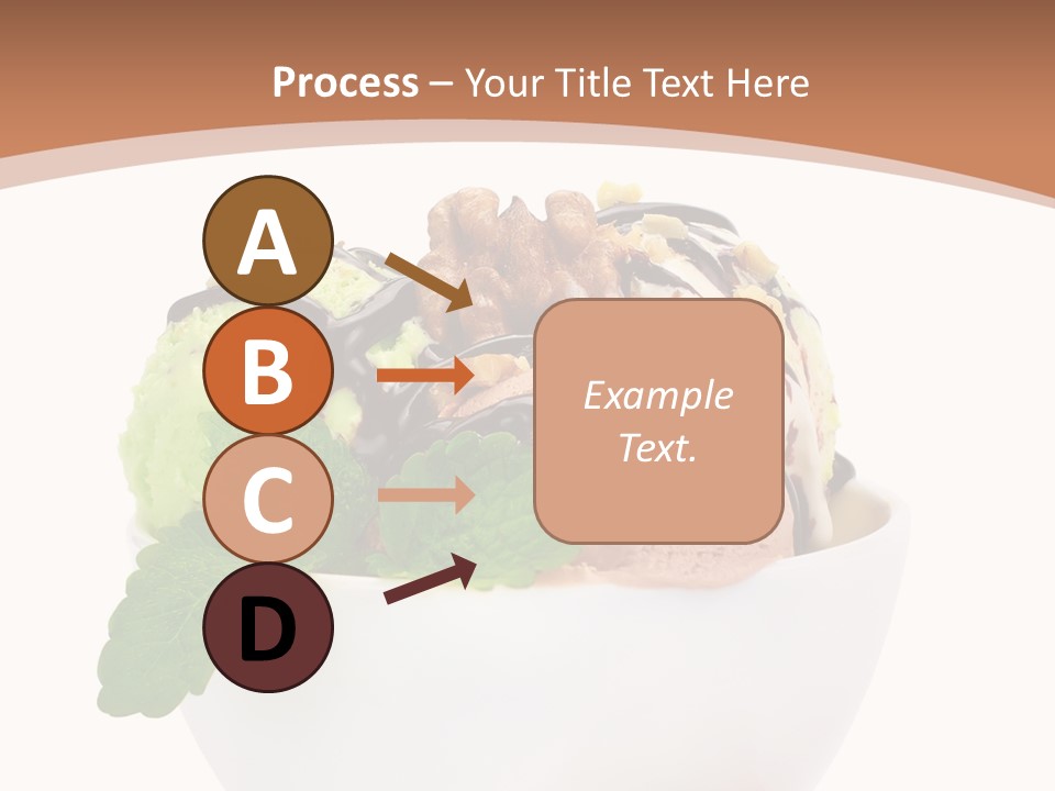 Border Glacue Freshness PowerPoint Template