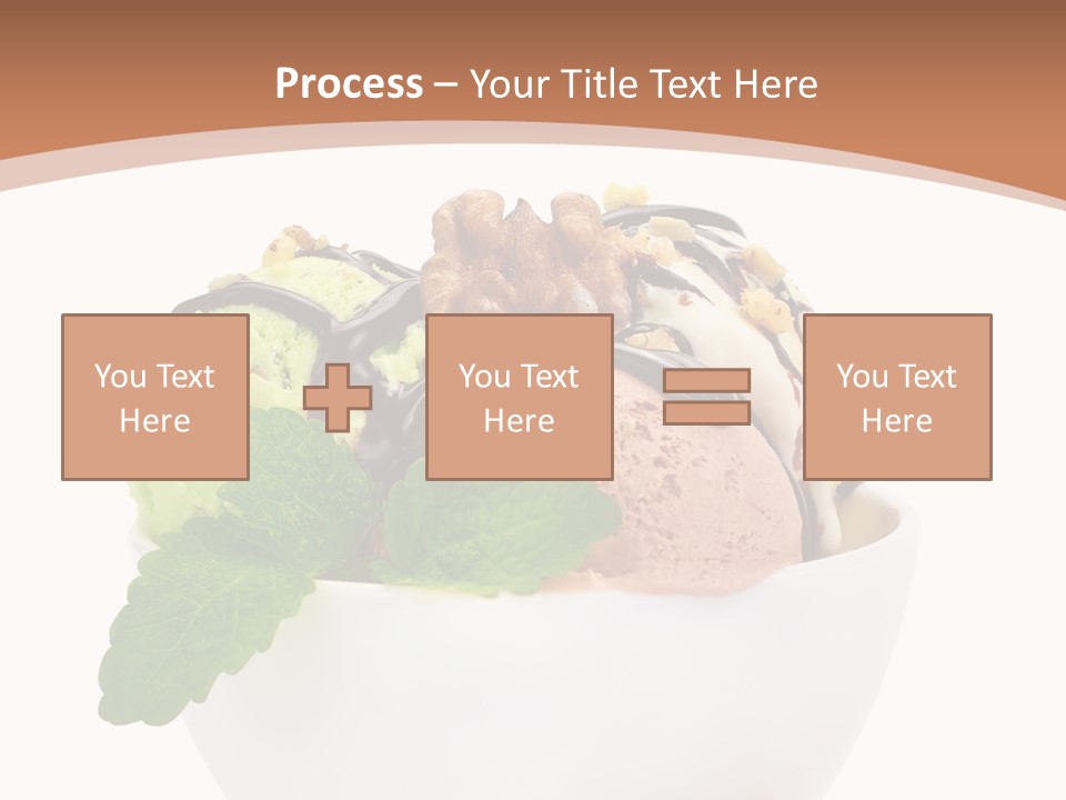 Border Glacue Freshness PowerPoint Template