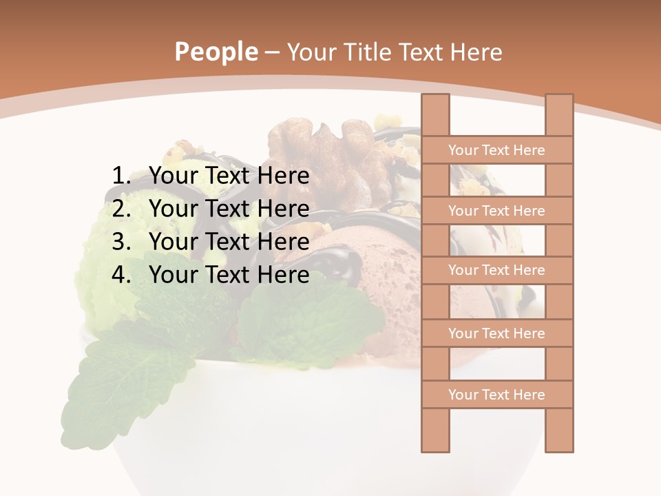 Border Glacue Freshness PowerPoint Template