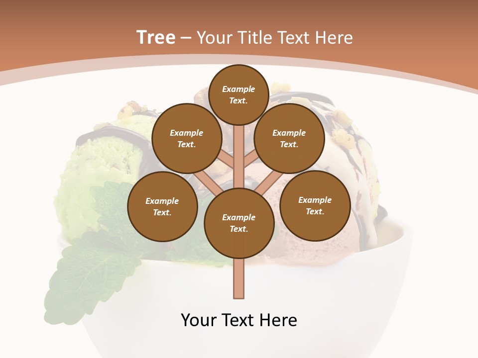 Border Glacue Freshness PowerPoint Template