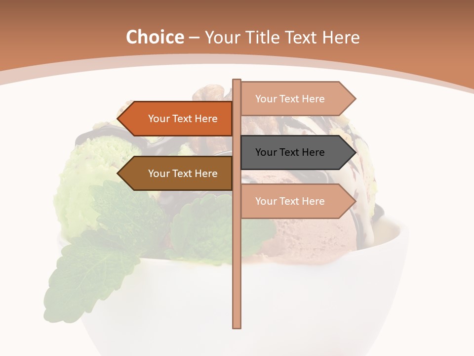 Border Glacue Freshness PowerPoint Template