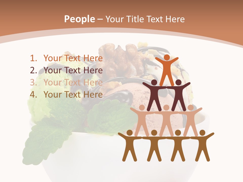 Border Glacue Freshness PowerPoint Template