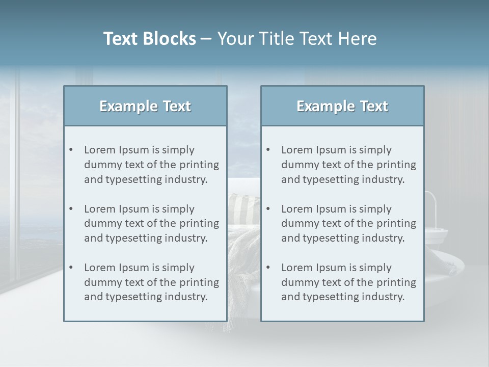 Loft Money Lounge PowerPoint Template
