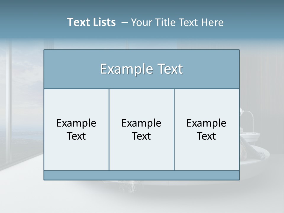 Loft Money Lounge PowerPoint Template