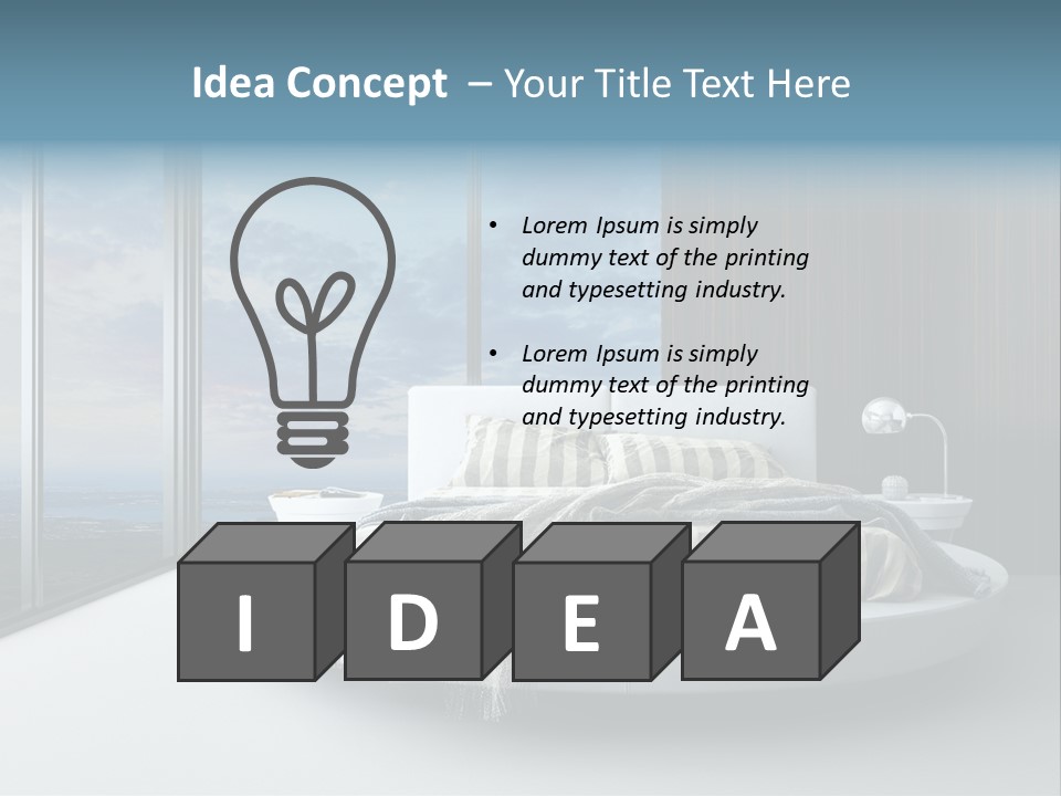 Loft Money Lounge PowerPoint Template