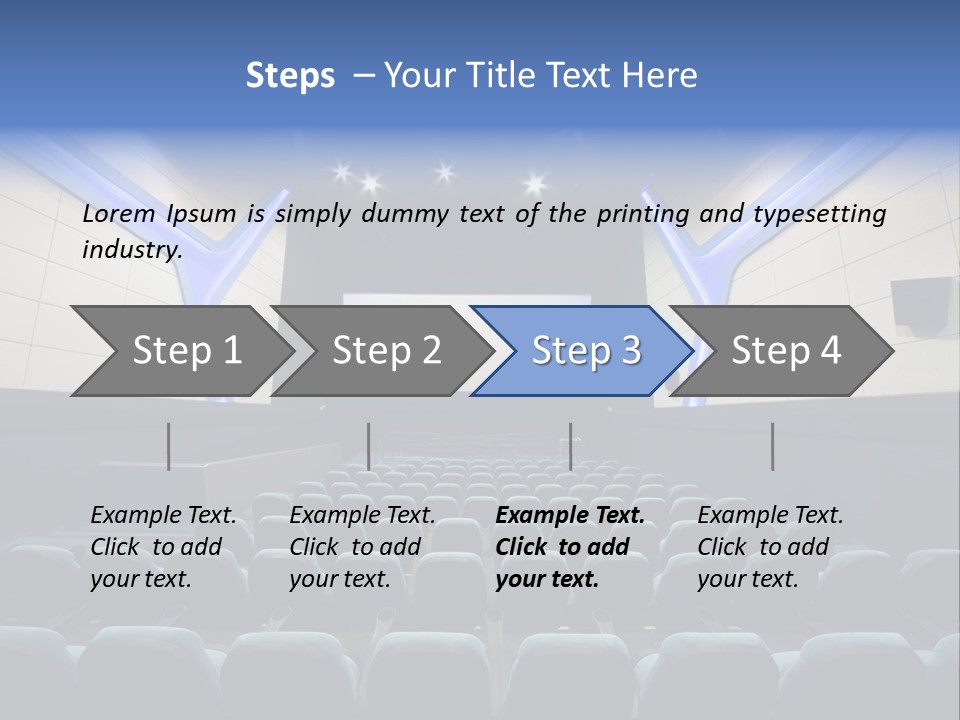 Cinema Room Modern PowerPoint Template