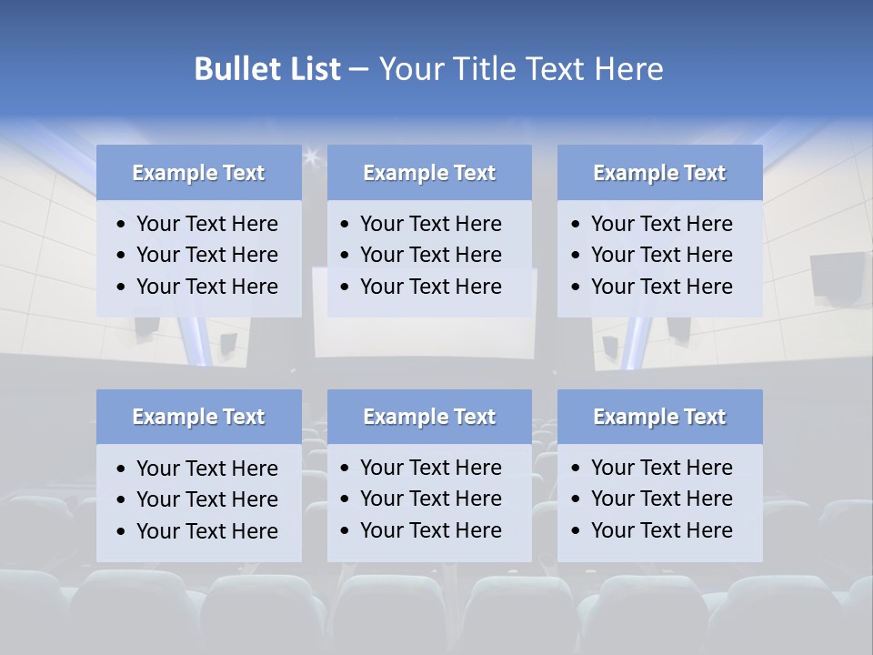 Cinema Room Modern PowerPoint Template