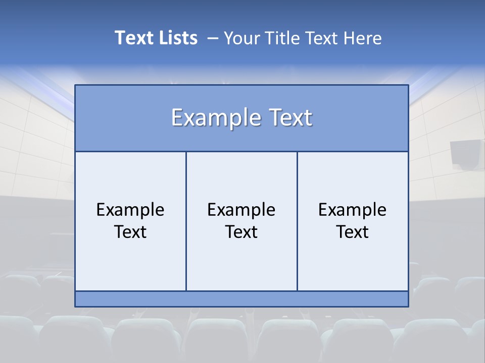 Cinema Room Modern PowerPoint Template