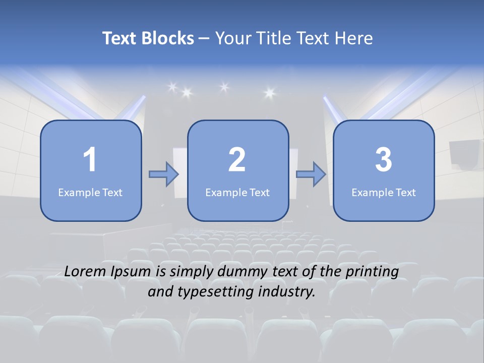 Cinema Room Modern PowerPoint Template