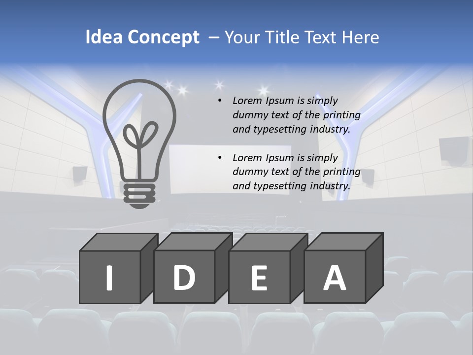 Cinema Room Modern PowerPoint Template