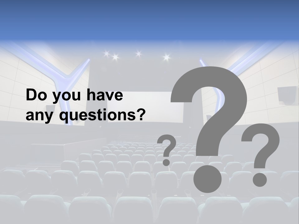 Cinema Room Modern PowerPoint Template