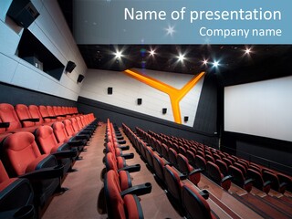 Film Hall Colour PowerPoint Template