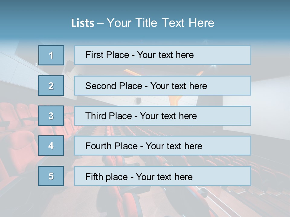 Film Hall Colour PowerPoint Template