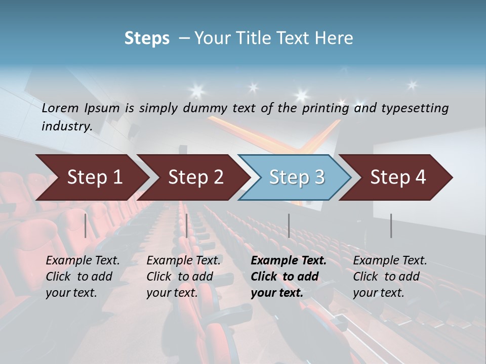 Film Hall Colour PowerPoint Template