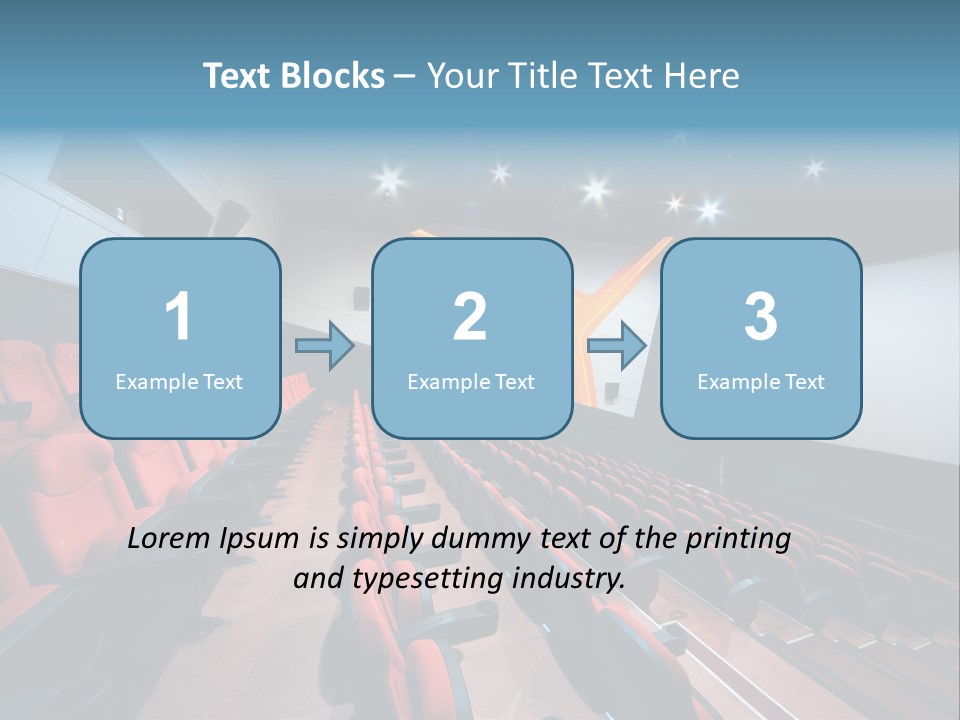 Film Hall Colour PowerPoint Template