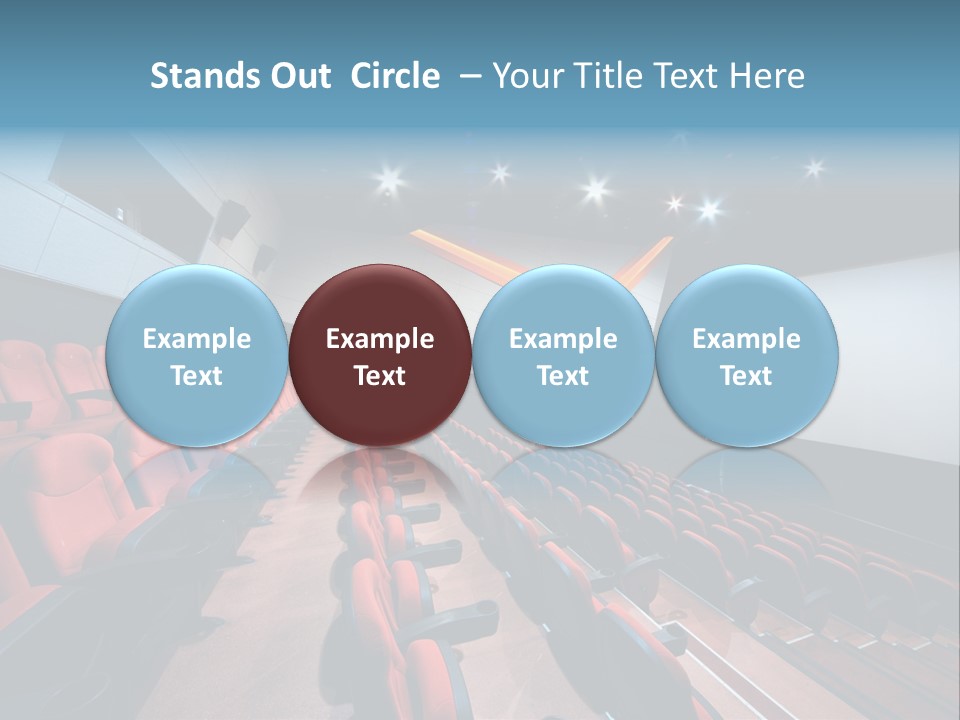 Film Hall Colour PowerPoint Template