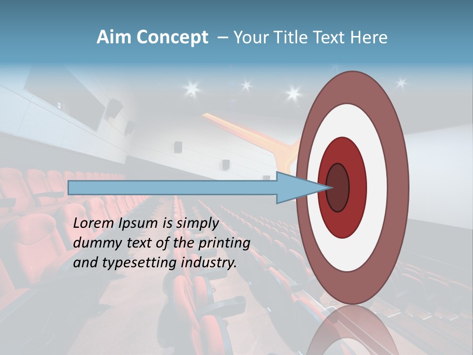 Film Hall Colour PowerPoint Template