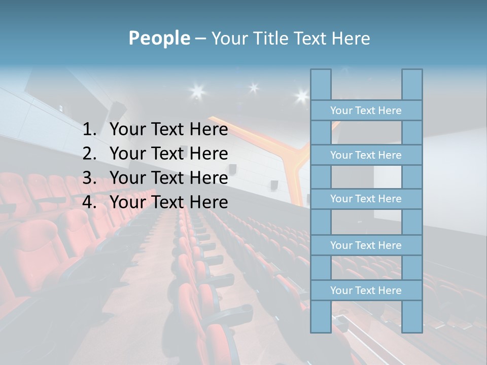 Film Hall Colour PowerPoint Template