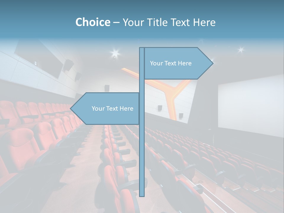 Film Hall Colour PowerPoint Template