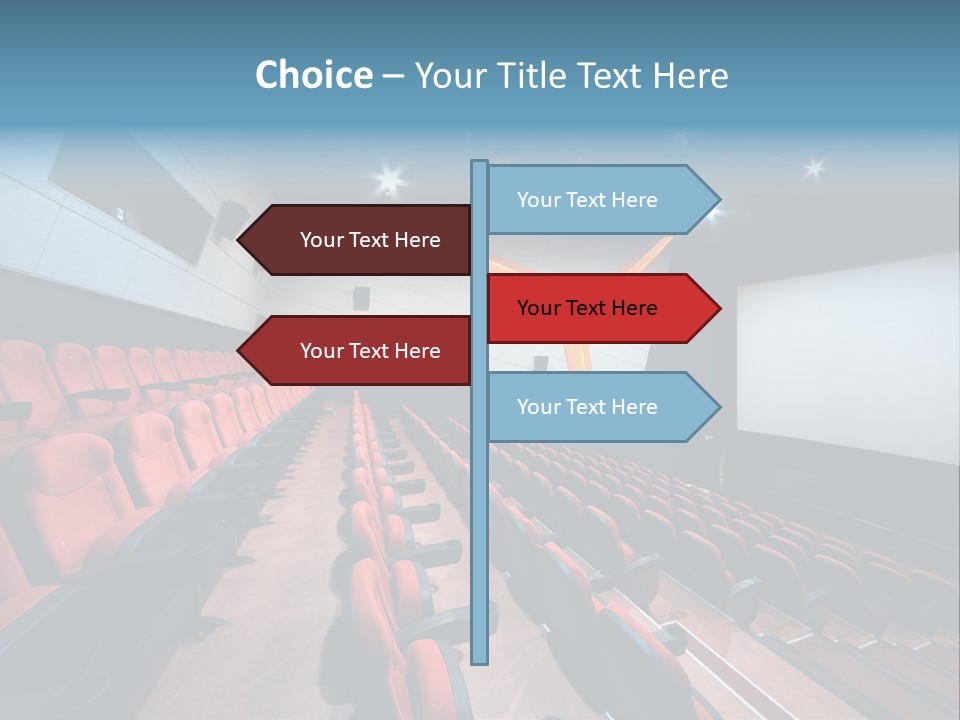 Film Hall Colour PowerPoint Template