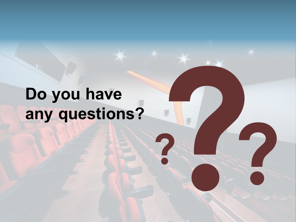 Film Hall Colour PowerPoint Template