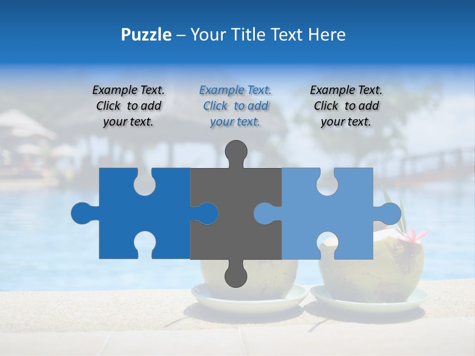 Moorea Pina Vacation PowerPoint Template