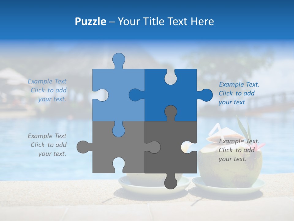 Moorea Pina Vacation PowerPoint Template