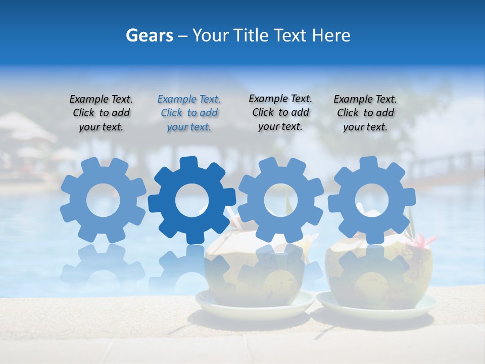 Moorea Pina Vacation PowerPoint Template