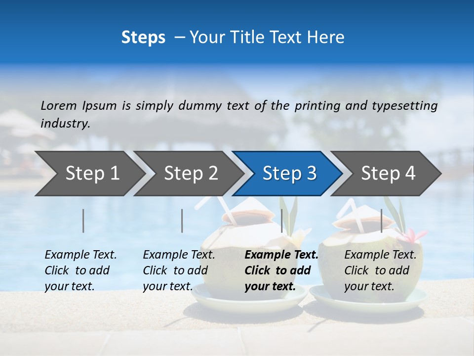 Moorea Pina Vacation PowerPoint Template