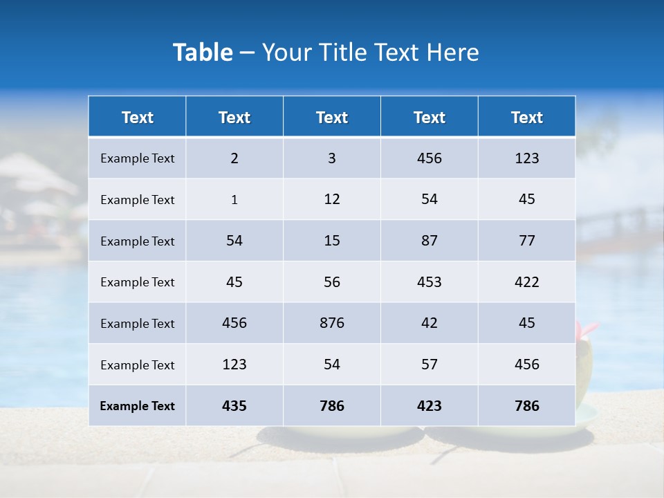 Moorea Pina Vacation PowerPoint Template