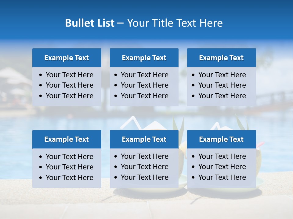 Moorea Pina Vacation PowerPoint Template