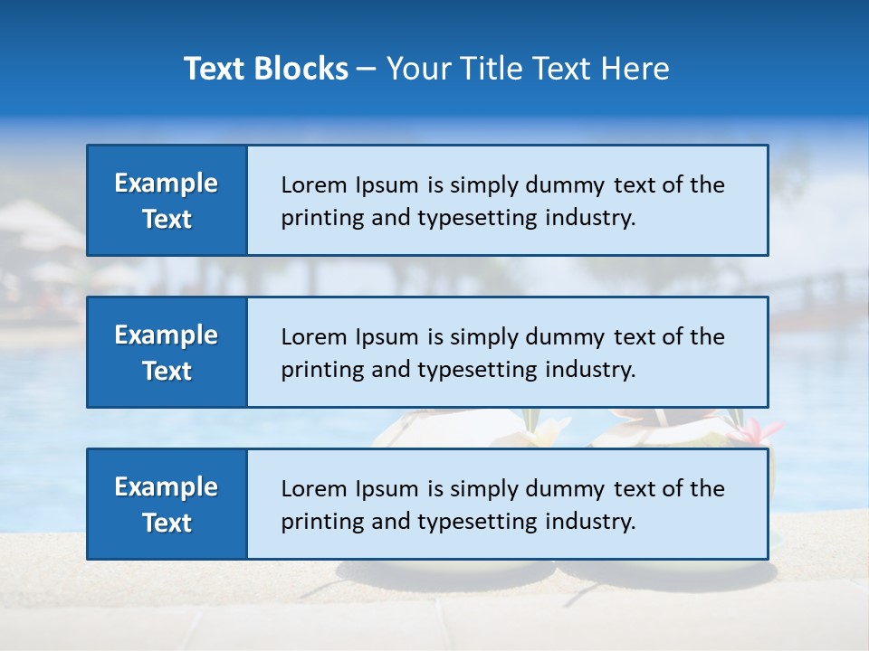 Moorea Pina Vacation PowerPoint Template