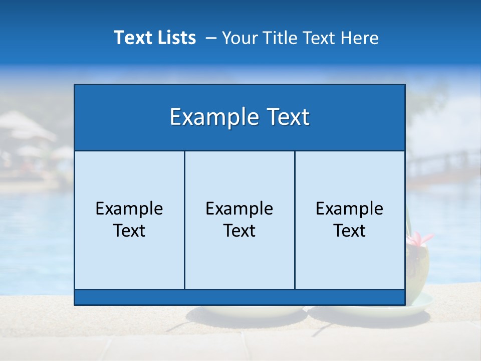Moorea Pina Vacation PowerPoint Template