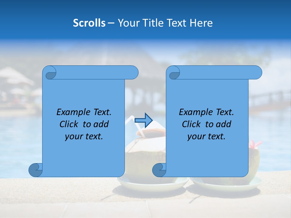 Moorea Pina Vacation PowerPoint Template