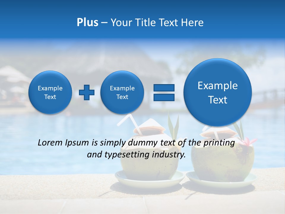 Moorea Pina Vacation PowerPoint Template