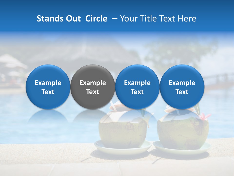 Moorea Pina Vacation PowerPoint Template