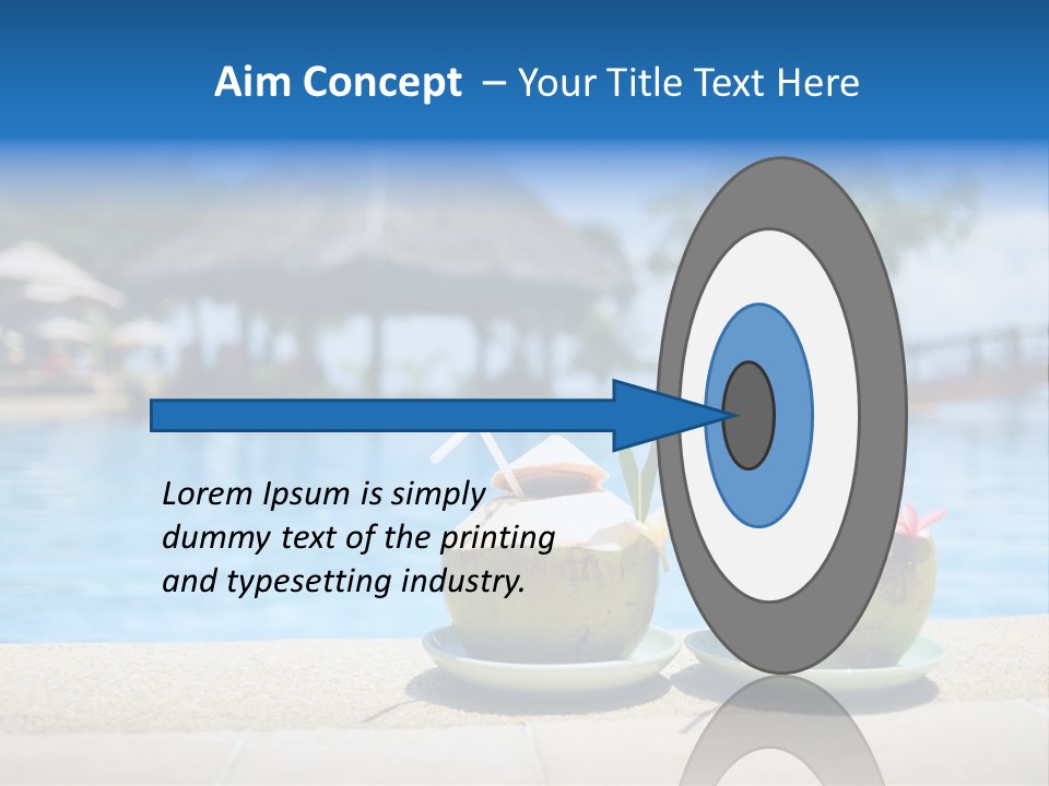 Moorea Pina Vacation PowerPoint Template