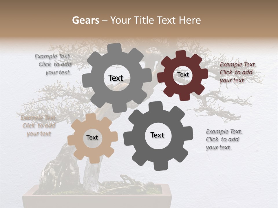 Botany Small Foliage PowerPoint Template