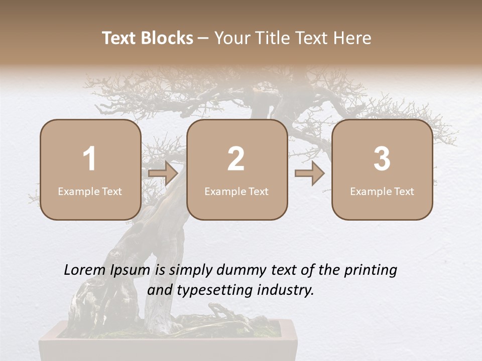 Botany Small Foliage PowerPoint Template